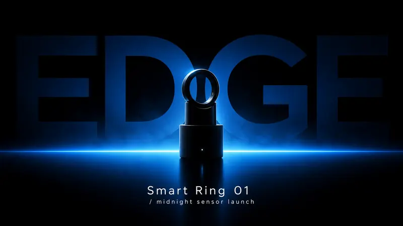 Electric Blue Silhouette Product Launch Style