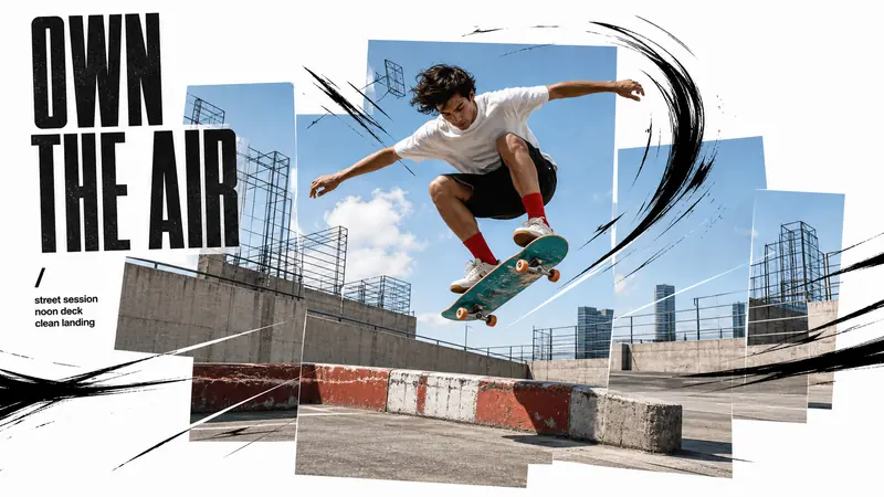 Kinetic Editorial Photo Collage
