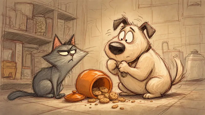 Rough Animation Pet Sketch Storyboard Style