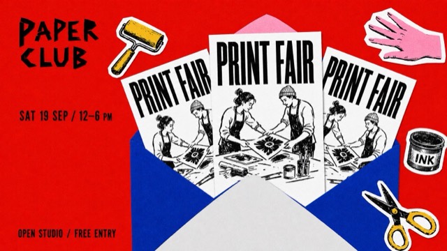 Grainy Envelope Flyer Collage