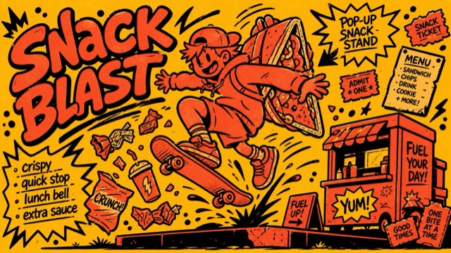 Hot Ink Comic Poster