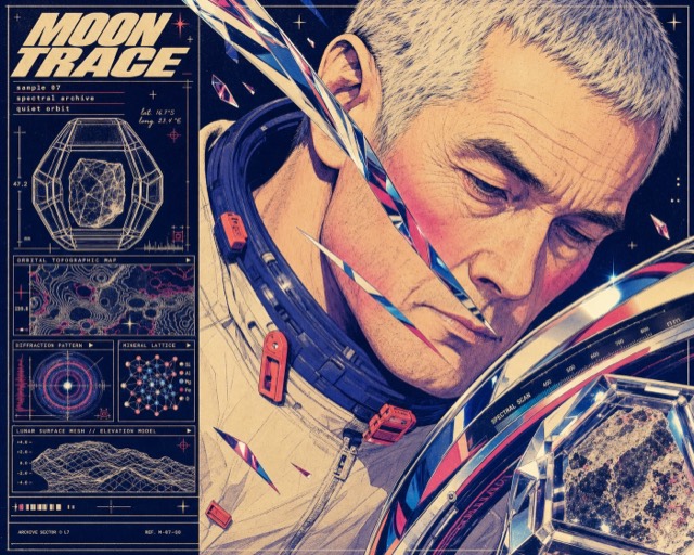 Retro Future Chrome Portrait Dossier