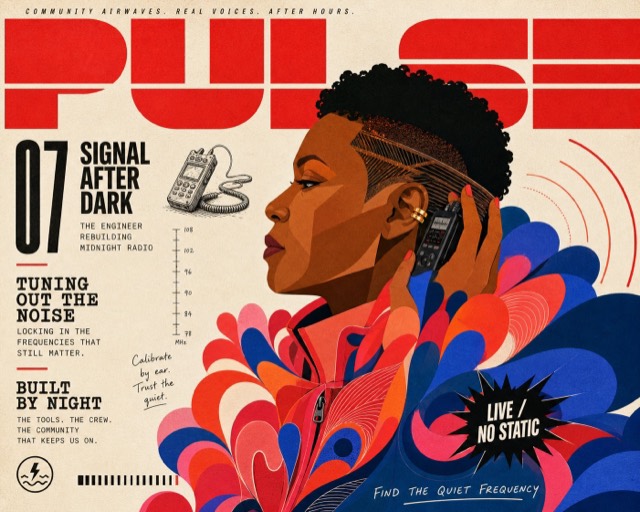 Signal Red Petal Profile Editorial Cover