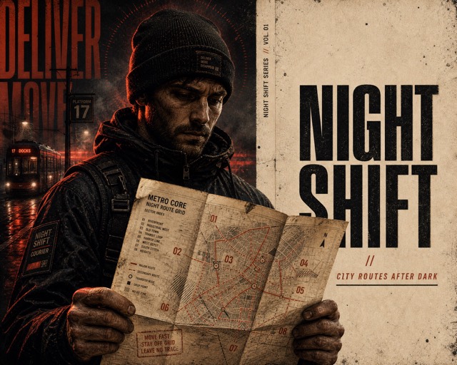 Split Scorched Editorial Poster